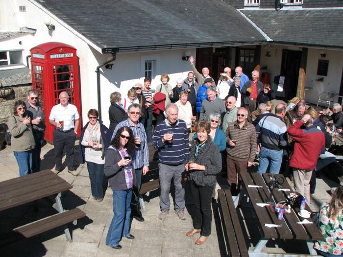 Club members at the March 2011 Sunday Lunch