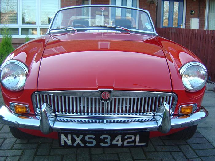 MY LOVELY MGB CLEANED AND READY FOR PLENTY SUMMER FUN!!!