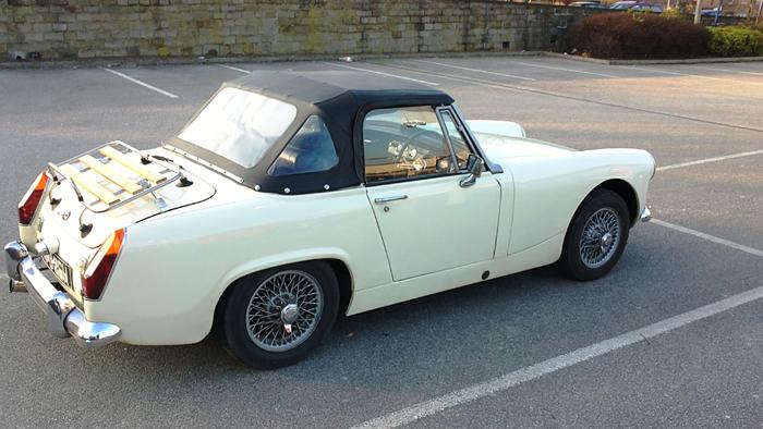 1st grandchild Sophie arrived then Annie the MG came to join us.