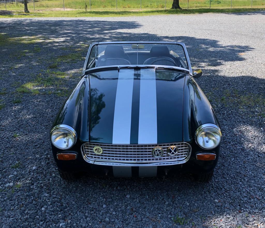 My Midget at work. Beautiful day for a drive!!