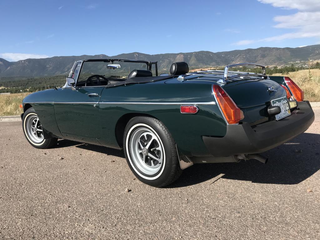 1977 MGB in Monument Colorado USA