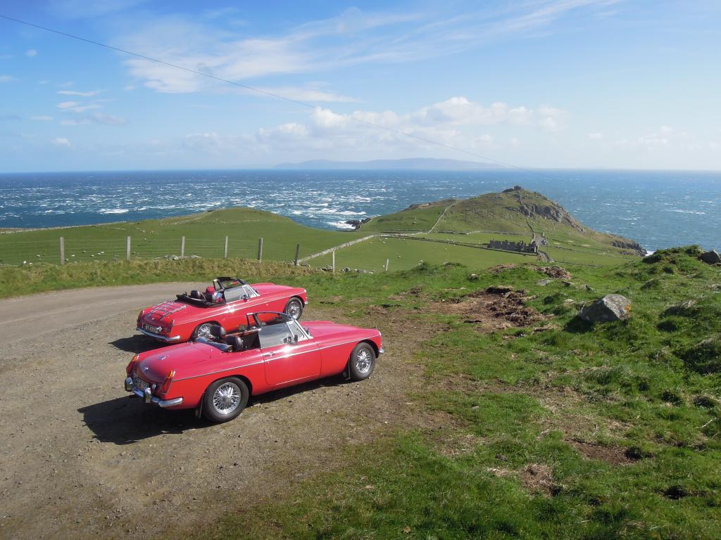 Kevin &amp; Judith Goodings and Steve &amp; Margaret Pashley on the way home from MG Ireland tour 2017
