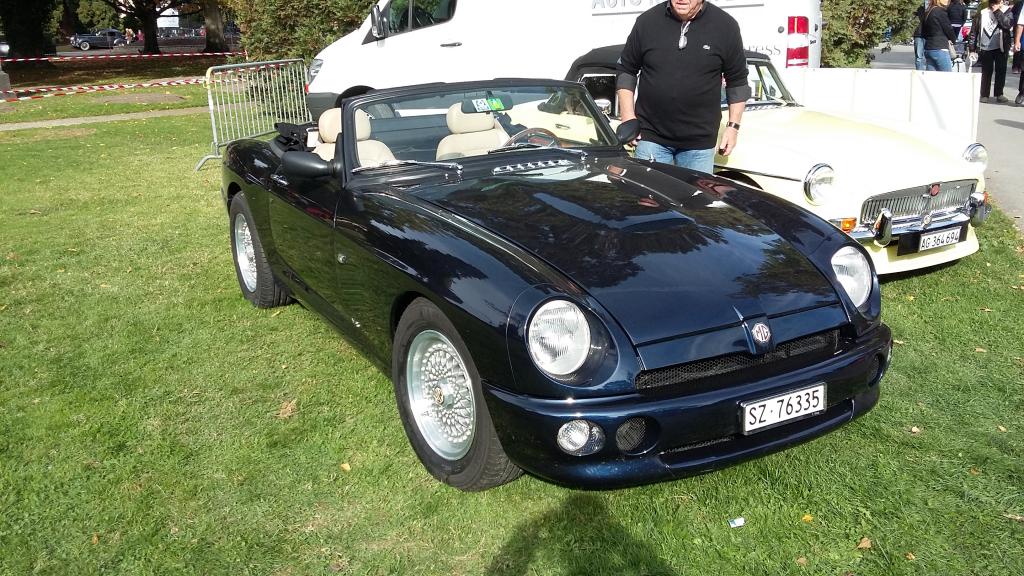 I saw three MGR V8 at Morges 2017, one BRG, this blue and also a rare black